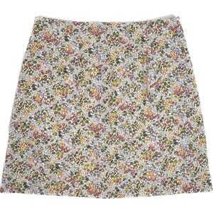 LOFT | NWT Floral Eyelet Mini Skirt | Size 6